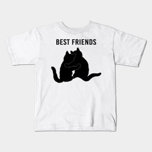Best friends - black cats Kids T-Shirt